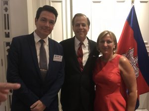 American Ambassador to Thailand Ambassador Davies and Mrs. Davies with Kevin Harrington International business Consultant from RWT